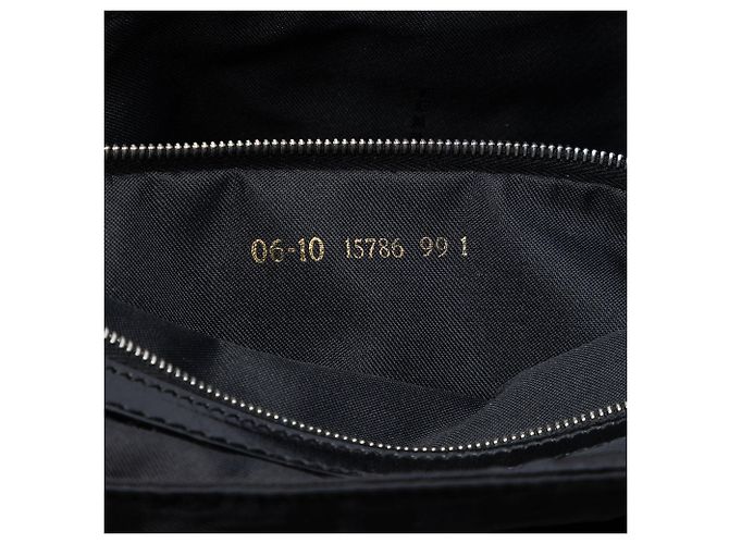 Borsa a mano in nylon Zucca nero Fendi - vista 6