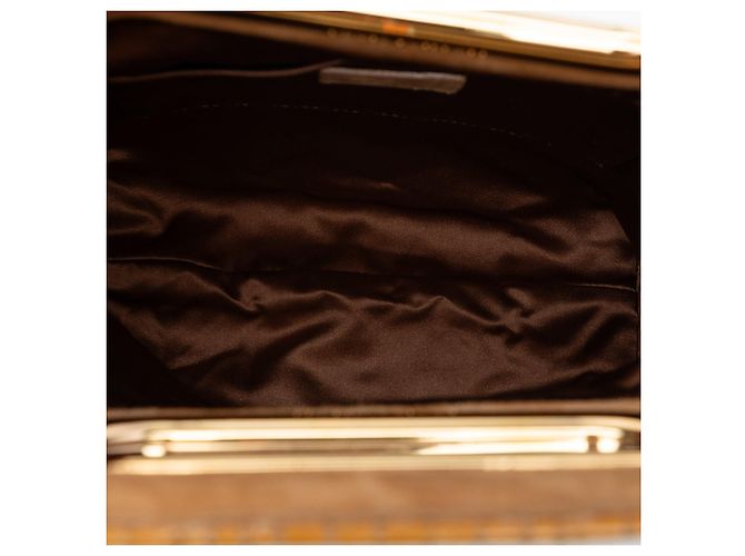 Clutch Louis Vuitton Monogram Motard After Dark marrone - vista 4