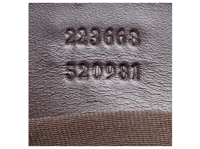 Tote verticale Gucci GG Supreme beige - vista 6
