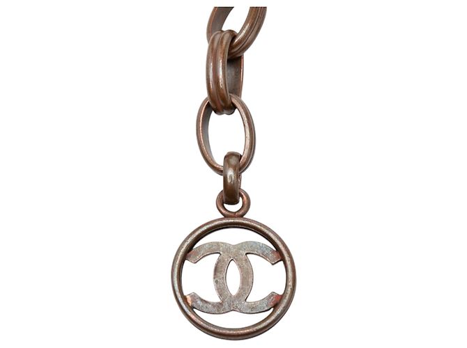 Chanel CC Messingkettengürtel Braun - Ansicht 2