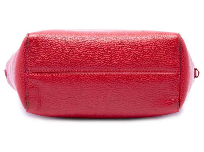 Borsa Swing in pelle di vitello rossa Gucci Rosso - vista 3