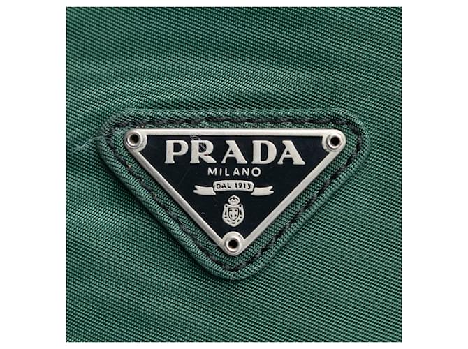 Borsa a tracolla Prada Tessuto verde - vista 5