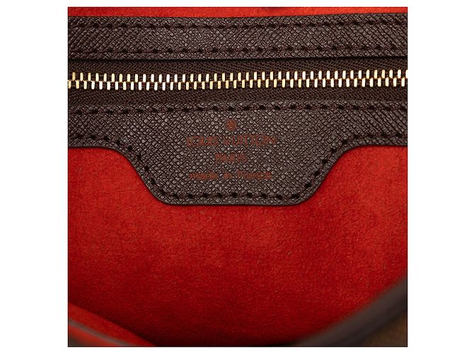 Bucket Borsa a secchiello Marais Damier Ebene marrone Louis Vuitton - vista 5