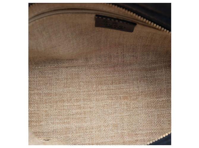 Borsa blu Gucci Small Microguccissima Bree - vista 4