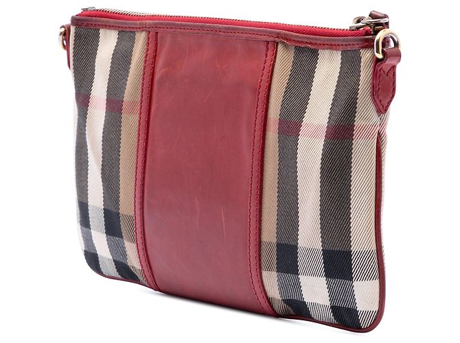 Burberry House Check Canvas Umhängetasche Braun - Ansicht 2