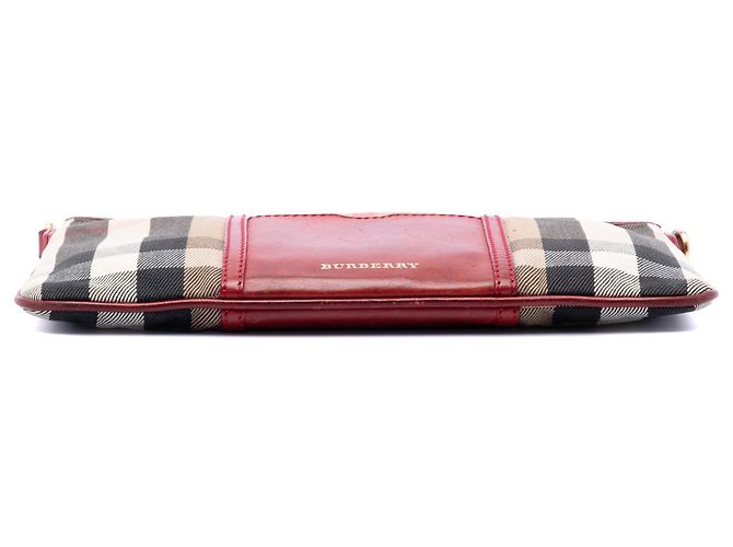 Burberry House Check Canvas Umhängetasche Braun - Ansicht 3