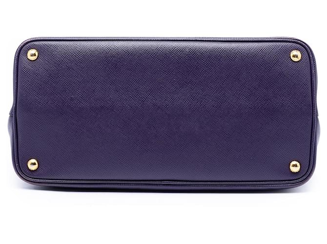 Borsa Double Prada Medium Saffiano Cuir Viola Porpora - vista 3