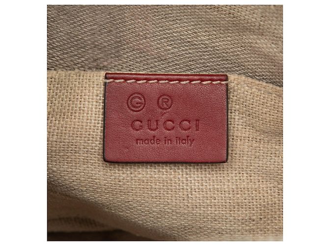 Borsa Gucci Mini Microguccissima Dome rossa Rosso - vista 5
