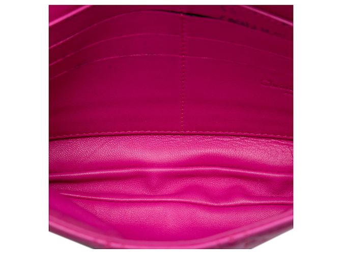 Dior Lambskin Cannage Chain Crossbody Bag in Pink - Ansicht 4