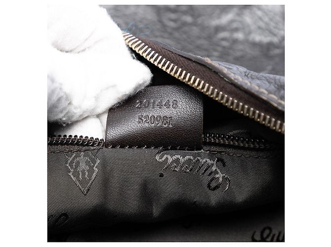Borsa a tracolla Gucci Guccissima marrone - vista 6