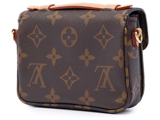 Borsa Louis Vuitton Monogram Micro Metis marrone - vista 2