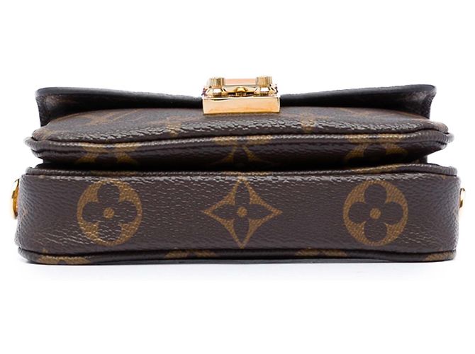 Borsa Louis Vuitton Monogram Micro Metis marrone - vista 3