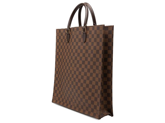 Borsa Tote Louis Vuitton Damier Ebene marrone - vista 2