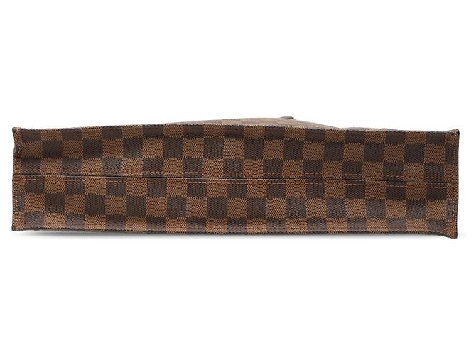 Borsa Tote Louis Vuitton Damier Ebene marrone - vista 3