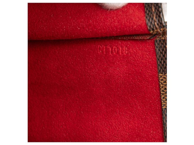 Borsa Tote Louis Vuitton Damier Ebene marrone - vista 6