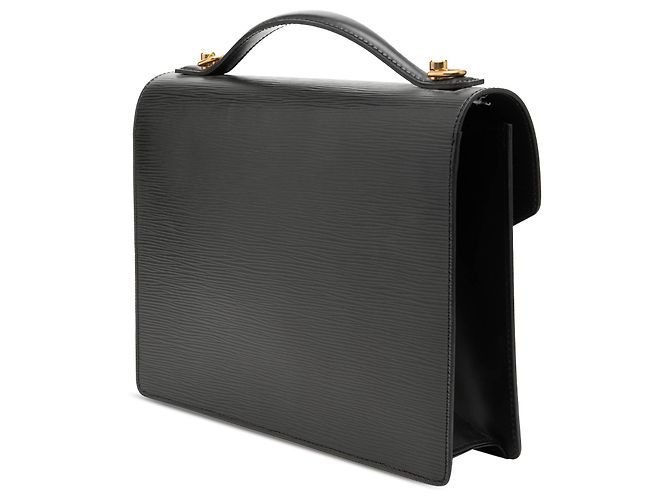 Bolso Louis Vuitton Epi Monceau 28 negro - vista 2