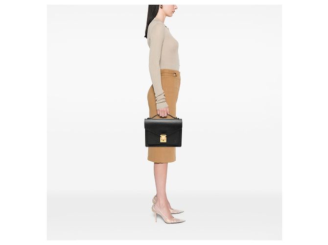 Bolso Louis Vuitton Epi Monceau 28 negro - vista 7