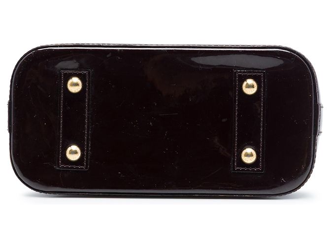 Borsa Alma BB Monogram Vernis Louis Vuitton viola Porpora - vista 3