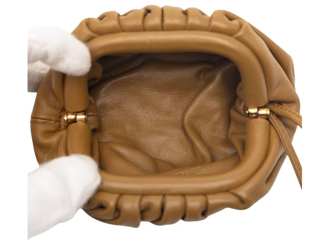 Borsa a tracolla The Extra Mini in agnello marrone Bottega Veneta - vista 4