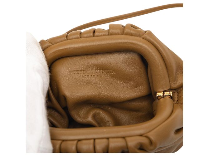 Borsa a tracolla The Extra Mini in agnello marrone Bottega Veneta - vista 5