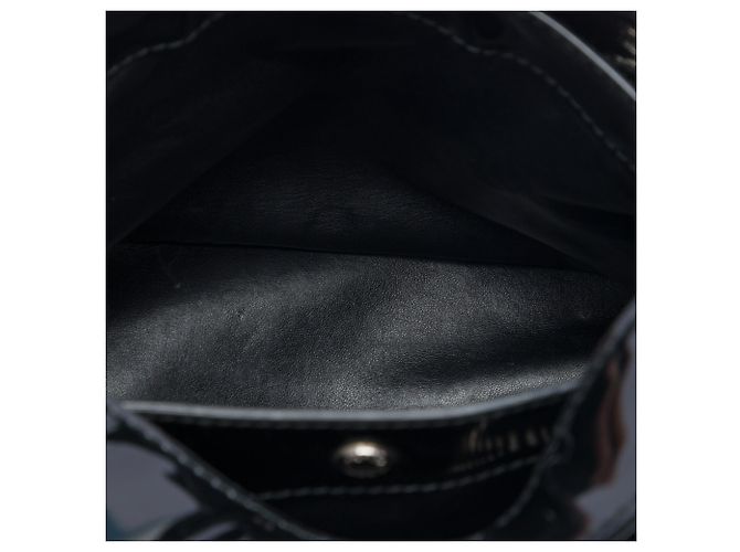 Borsa satchel in misto lino marrone Prada - vista 4