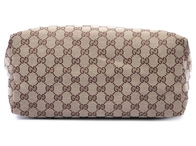 Borsa a tracolla Gucci GG Canvas Web beige - vista 3