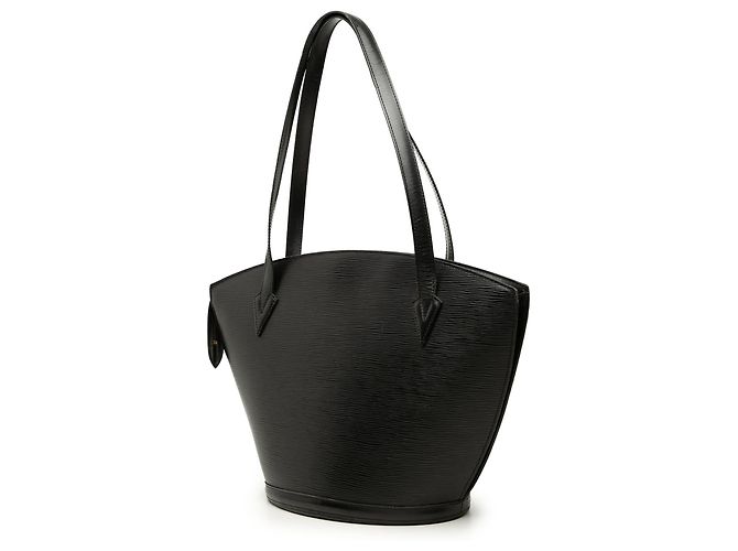Borsa Tote Louis Vuitton Epi Saint Jacques GM con tracolla lunga nera Nero - vista 2