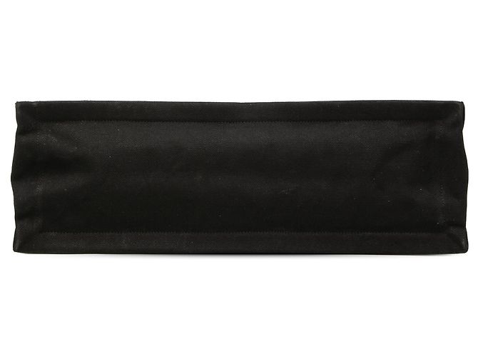 Tote Rive Gauche in tela nera Saint Laurent Large Nero - vista 3