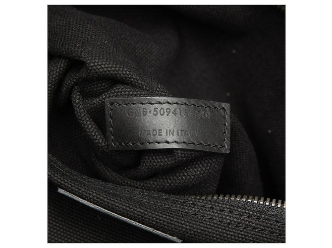 Tote Rive Gauche in tela nera Saint Laurent Large Nero - vista 6