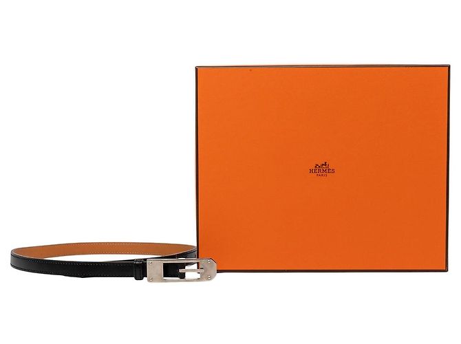 Cintura Kelly Ardillon in vitello Box nero Hermès - vista 9