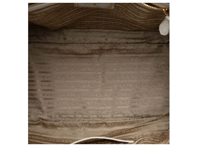 Blauer Prada Canapa Canvas Logo Satchel - Ansicht 4