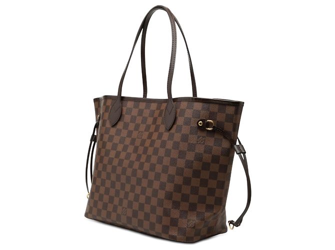 Borsa Tote Neverfull MM in Damier Ebene marrone Louis Vuitton - vista 2