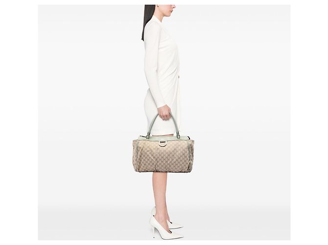Abbey GG Canvas D-Ring Tote von Gucci beige - Ansicht 6