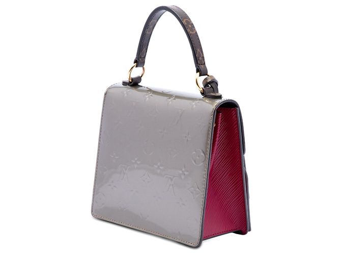 Borsa Louis Vuitton Monogram Vernis Spring Street marrone - vista 2
