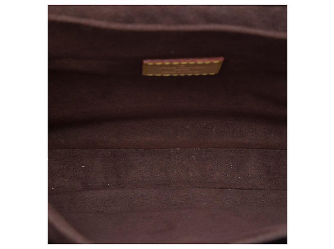 Borsa Louis Vuitton Monogram Pochette Metis marrone - vista 4