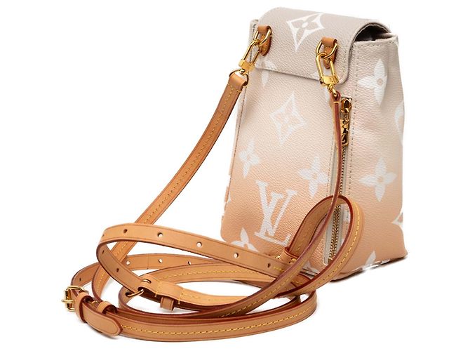 Orange Louis Vuitton Monogram Giant By The Pool Tiny Backpack - view 2