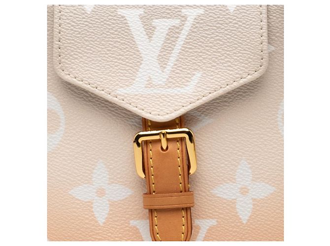 Orange Louis Vuitton Monogram Giant By The Pool Tiny Backpack - view 6