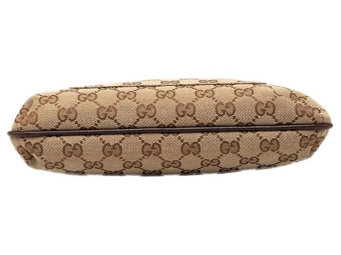 Borsa a tracolla Gucci GG Canvas beige - vista 3