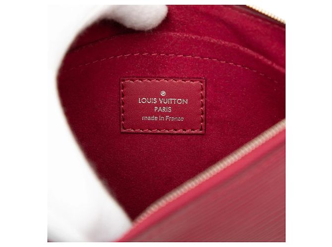 Pochette Epi Neverfull vermelha Louis Vuitton Vermelho - vista 5