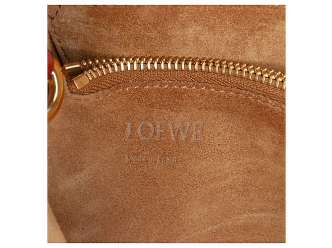 Piccola borsa a mano Gate in pelle nera LOEWE Nero - vista 6