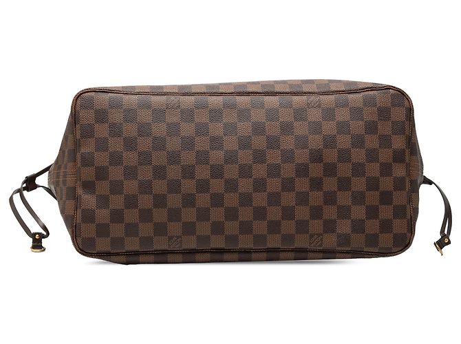 Borsa Tote Neverfull GM in Damier Ebene marrone Louis Vuitton - vista 3