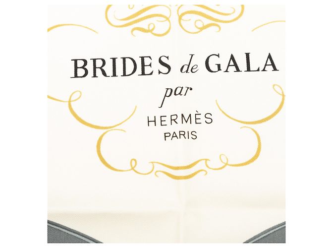 Seidentuch Blue Hermès Brides de Gala 90 Scarves Blau - Ansicht 2