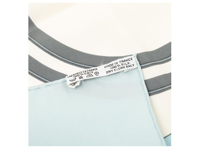Seidentuch Blue Hermès Brides de Gala 90 Scarves Blau - Ansicht 4