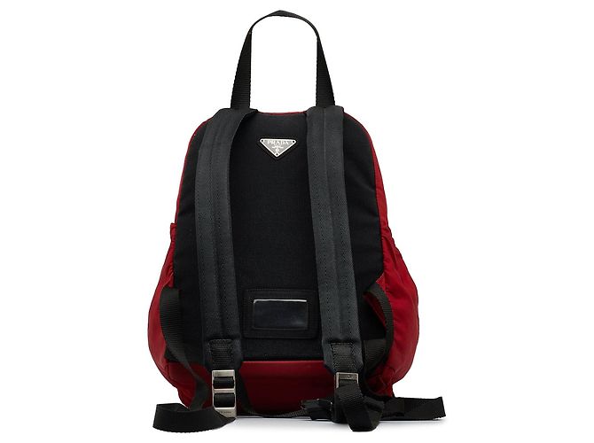 Zaino Prada Tessuto rosso - vista 3
