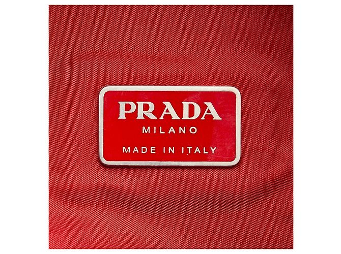 Zaino Prada Tessuto rosso - vista 6