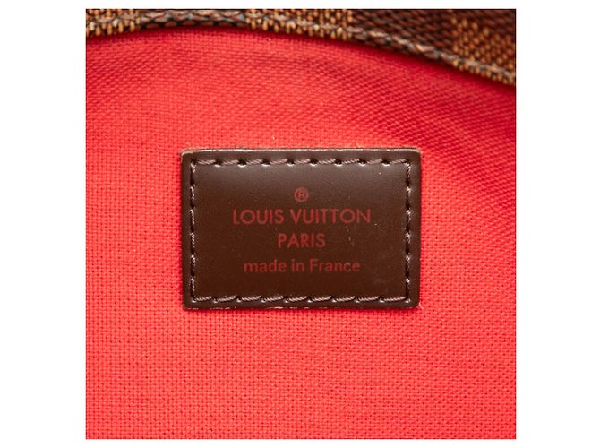 Borsa a tracolla Louis Vuitton Damier Ebene Bloomsbury PM marrone - vista 5