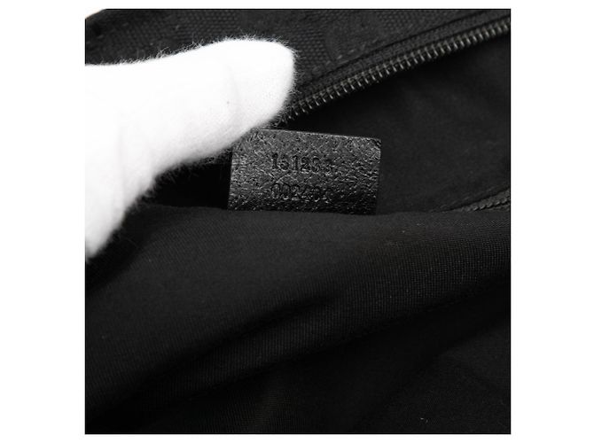 Tote Gucci GG Canvas Web nero - vista 6