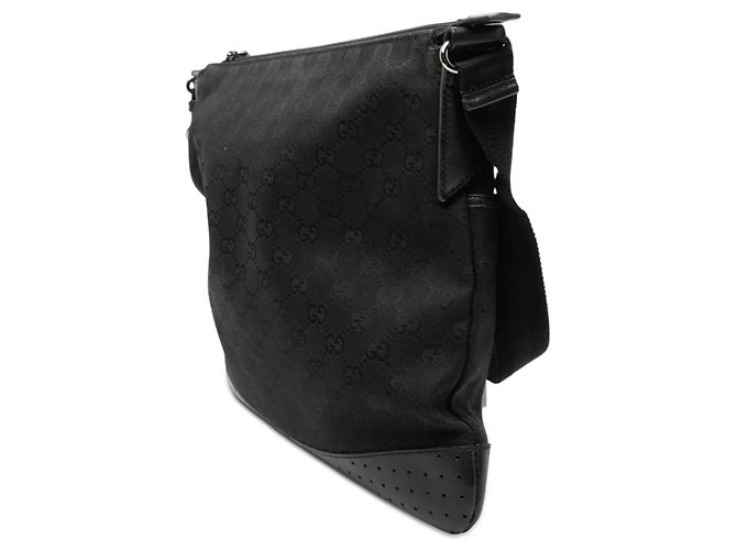 Borsa a tracolla Gucci GG Canvas nera Nero - vista 2