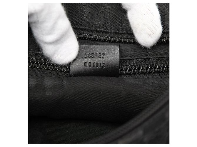 Borsa a tracolla Gucci GG Canvas nera Nero - vista 6
