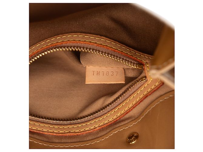 Borsa Louis Vuitton Monogram Vernis Reade PM marrone - vista 6